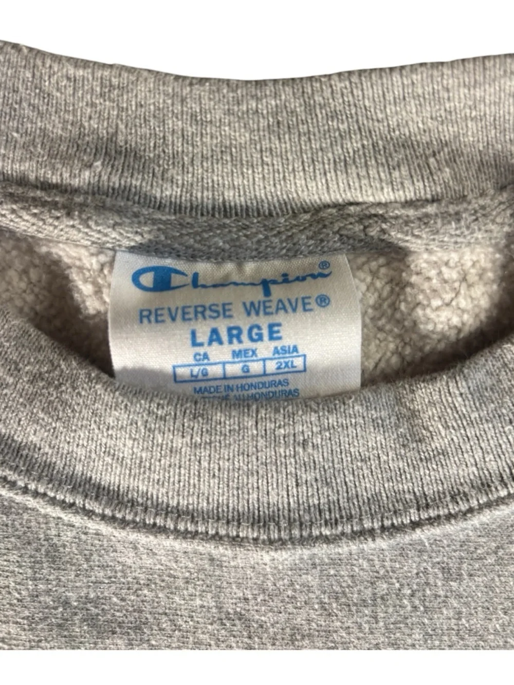 Vintage 90’s Champion Men’s Gray Crewneck Sweatshirt